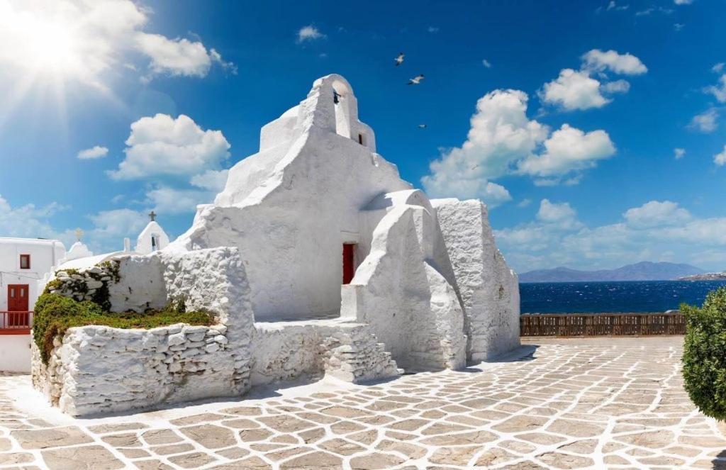 Budget Downtown Apartment- Harma I Mykonos Town Exteriör bild