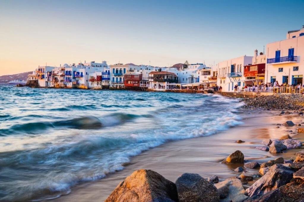 Budget Downtown Apartment- Harma I Mykonos Town Exteriör bild